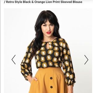 Brand new retro style blouse
